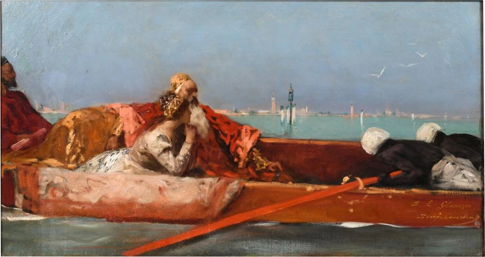 Jean - Joseph Benjamin, Constant, 179, Sulla gondola
